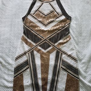 Express Sequin Tank Bodycon Dress